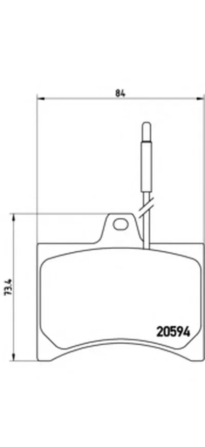 Комплект тормозных колодок, дисковый тормоз BREMBO купить
