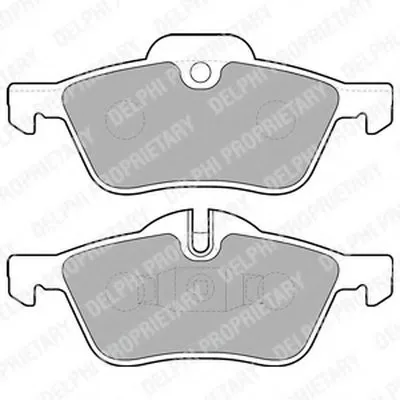Комплект тормозных колодок, дисковый тормоз DELPHI купить