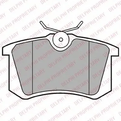 Комплект тормозных колодок, дисковый тормоз DELPHI купить