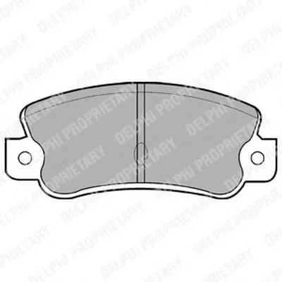 Комплект тормозных колодок, дисковый тормоз DELPHI купить