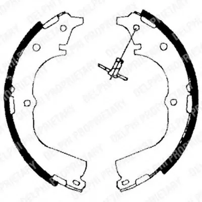 Комплект тормозных колодок DELPHI купить