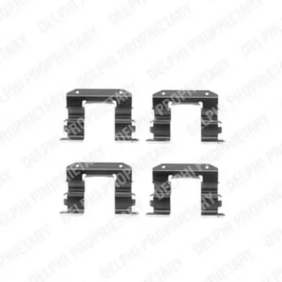 Комплектующие, колодки дискового тормоза DELPHI купить