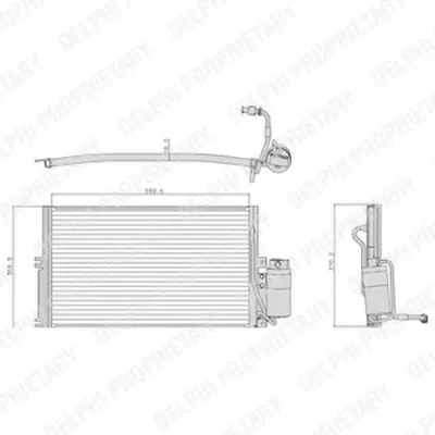 Конденсатор, кондиционер DELPHI купить