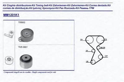 Комплект ремня ГРМ MAGNETI MARELLI купить