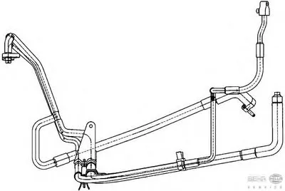 Трубопровод высокого / низкого давления, кондиционер BEHR HELLA SERVICE купить