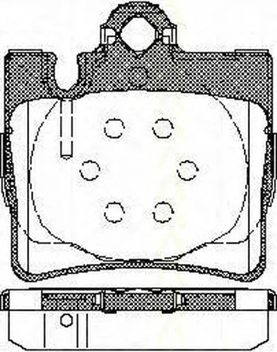 Комплект тормозных колодок, дисковый тормоз TRISCAN купить