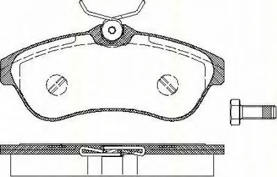 Комплект тормозных колодок, дисковый тормоз TRISCAN купить