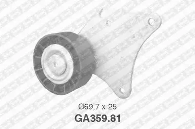 Паразитный / ведущий ролик, поликлиновой ремень SNR купить