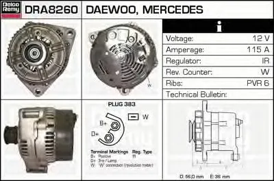 Генератор Remanufactured REMY (Light Duty) DELCO REMY купить