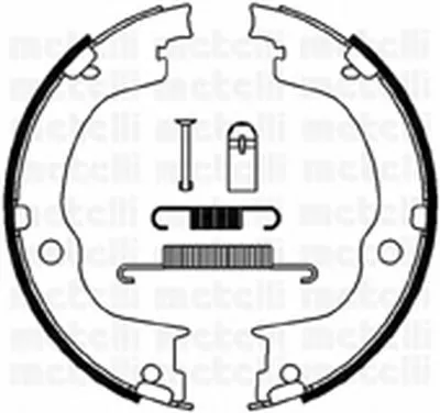 Комплект тормозных колодок, стояночная тормозная система METELLI купить