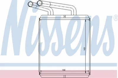 Теплообменник, отопление салона NISSENS купить