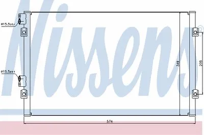 Конденсатор, кондиционер NISSENS купить