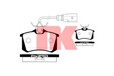 Комплект тормозных колодок, дисковый тормоз NK купить