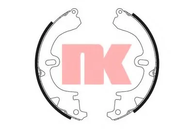 Комплект тормозных колодок NK купить