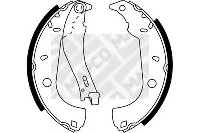 Комплект тормозных колодок MAPCO купить