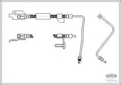 Тормозной шланг CORTECO купить