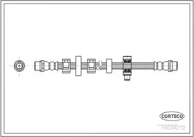 Тормозной шланг CORTECO купить
