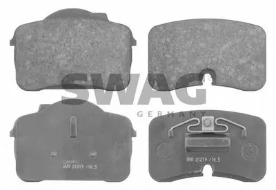 Комплект тормозных колодок, дисковый тормоз SWAG купить