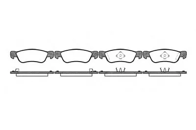 Комплект тормозных колодок, дисковый тормоз REMSA купить