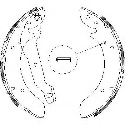 Комплект тормозных колодок REMSA купить