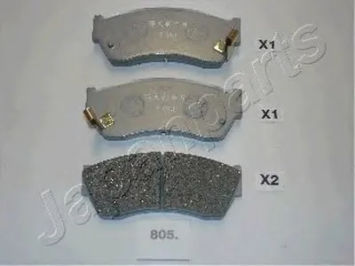 Комплект тормозных колодок, дисковый тормоз JAPANPARTS купить