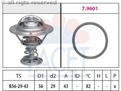 Термостат, охлаждающая жидкость FACET купить