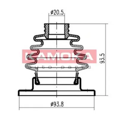 Пыльник, приводной вал KAMOKA KAMOKA купить
