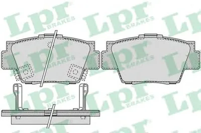 Комплект тормозных колодок, дисковый тормоз LPR купить