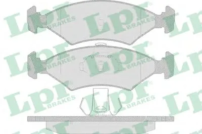 Комплект тормозных колодок, дисковый тормоз LPR купить