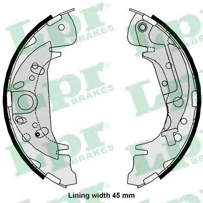 Комплект тормозных колодок LPR купить