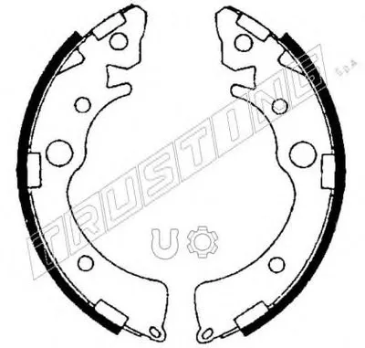 Комплект тормозных колодок TRUSTING купить