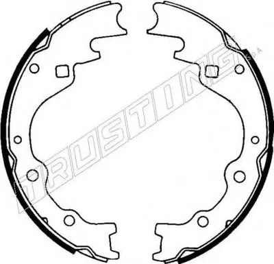 Комплект тормозных колодок TRUSTING купить