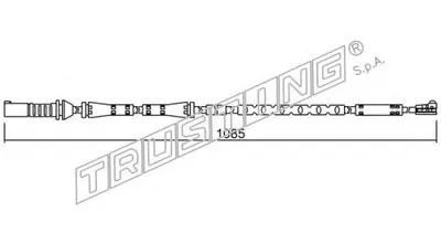 Сигнализатор, износ тормозных колодок TRUSTING купить