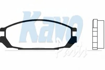 Комплект тормозных колодок, дисковый тормоз MK KASHIYAMA KAVO PARTS купить