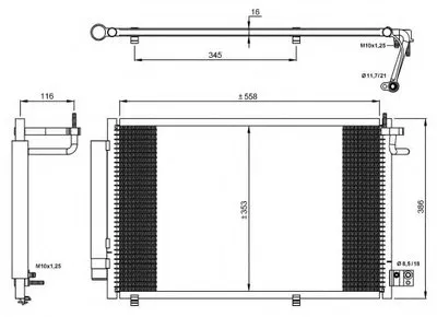 Конденсатор, кондиционер EASY FIT NRF купить