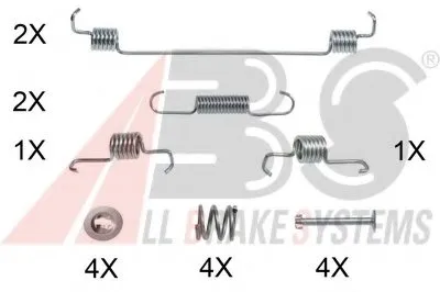 Комплектующие, тормозная колодка A.B.S. купить