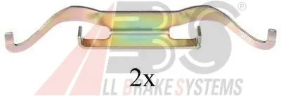 Комплектующие, колодки дискового тормоза A.B.S. купить