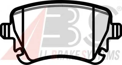 Комплект тормозных колодок, дисковый тормоз A.B.S. купить