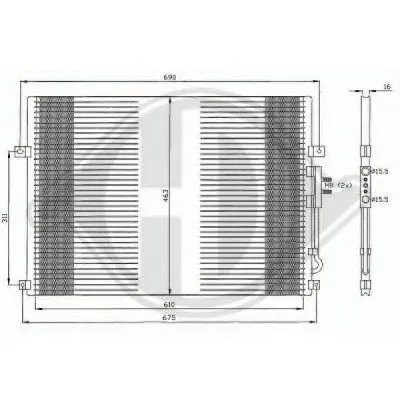 Конденсатор, кондиционер DIEDERICHS купить