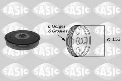 Ременный шкив, коленчатый вал SASIC купить