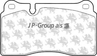 Комплект тормозных колодок, дисковый тормоз QH JP GROUP купить