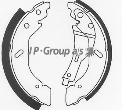 Комплект тормозных колодок QH JP GROUP купить