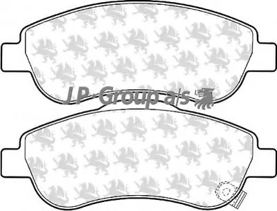 Комплект тормозных колодок, дисковый тормоз QH JP GROUP купить