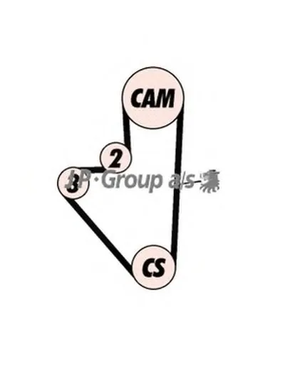 Комплект ремня ГРМ QH JP GROUP купить