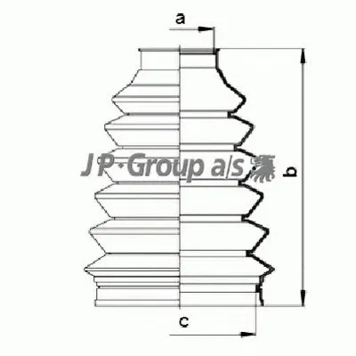 Комплект пылника, приводной вал QH JP GROUP купить
