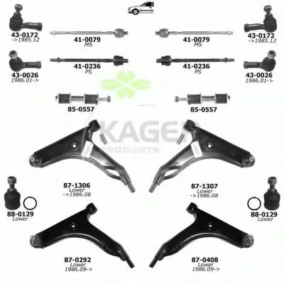 Подвеска колеса KAGER купить