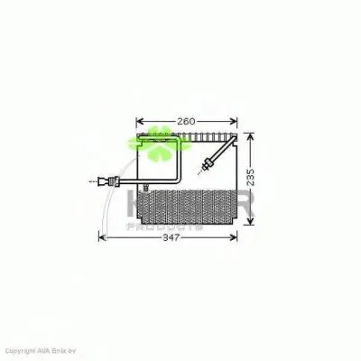 Испаритель, кондиционер KAGER купить