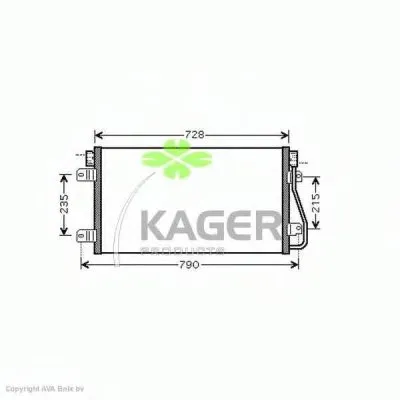 Конденсатор, кондиционер KAGER купить
