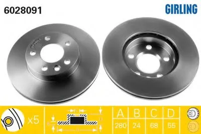 Тормозной диск GIRLING купить