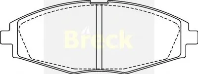 Комплект тормозных колодок, дисковый тормоз BRECK купить